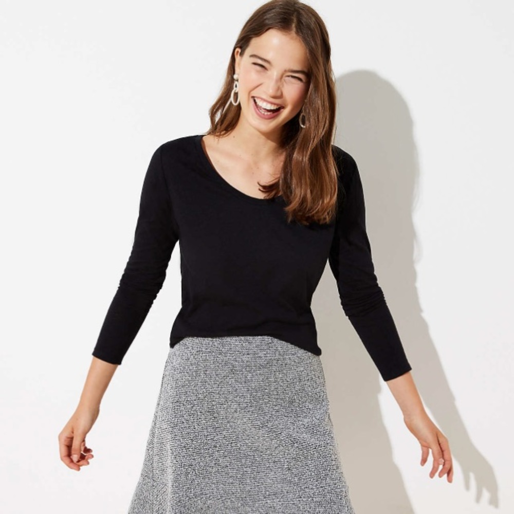 LOFT Vintage soft long sleeve layering tee
